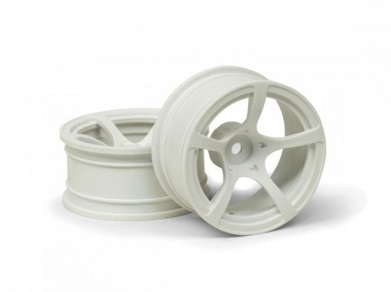 HPI120205 HPI D5 WHEEL WHITE (9MM/2PCS)