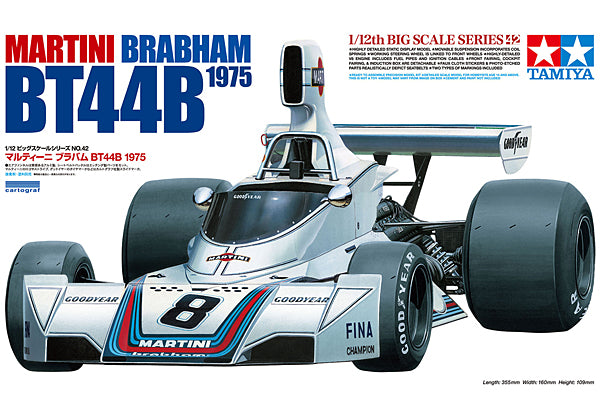 TAMIYA 12042 1/12 BRABHAM BT44B WITH ETCH PARTS