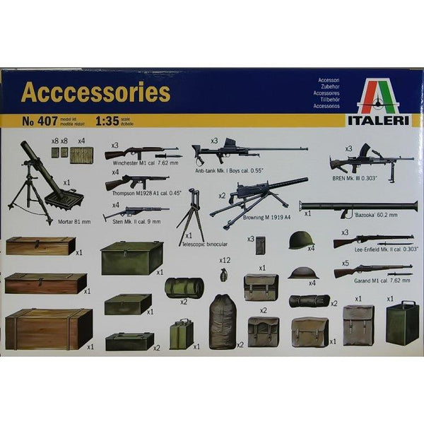ITA407 ITALERI ACCESSORIES 35TH SCALE
