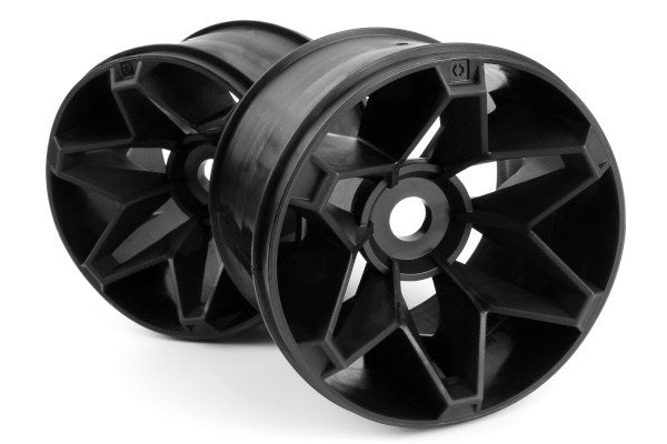 HPI 160147 HAVOK WHEEL BLACK (3.8INX71MM/2PCS)