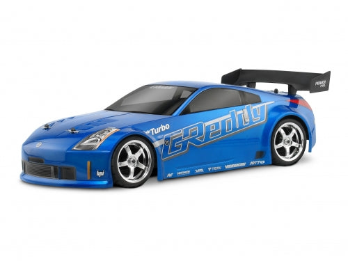 17218 HPI Nissan 350z Greddy Twin Turbo Body (190mm)