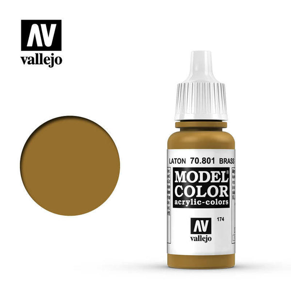 Vallejo Model Color Acrylic - Brass 70.801
