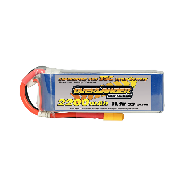 2646 2200MAH Overlander 11.1V 3s Lipo with XT60