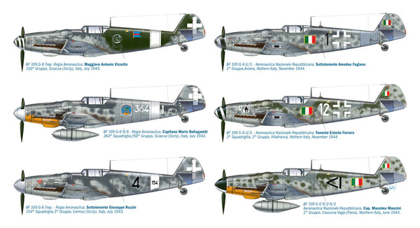 ITA2719 ITALERI BF 109 G - 6 ''Italian ACES''