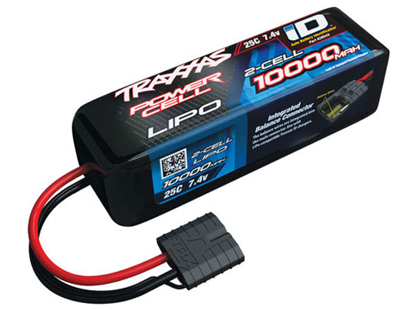 TRX2854X Traxxas 10000mah 7.4v 2-Cell 25C LiPo ID Battery