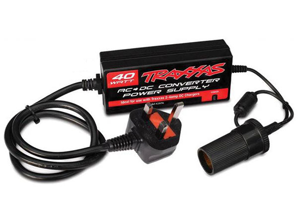 TRX2976T - TRAXXAS 40 WATT AC TO DC CONVERTER POWER SUPPLY