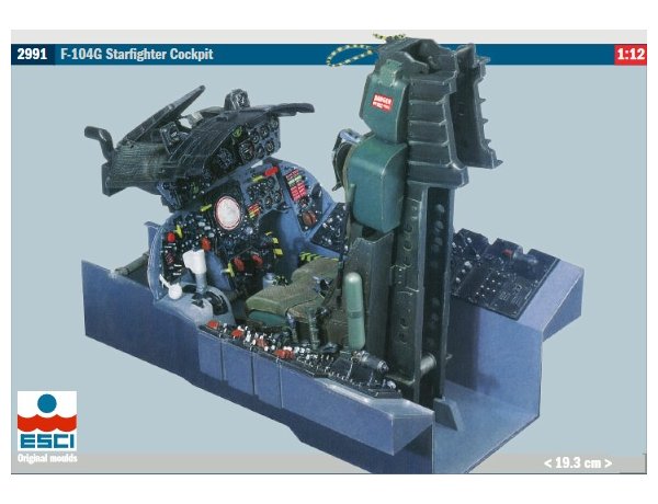 ITALERI 2991 1/12 F104G COCKPIT MODEL KIT