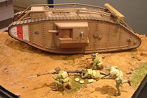 30057 TAMIYA BRITISH 1/35 BR MK-IV MALE WW1 TANK