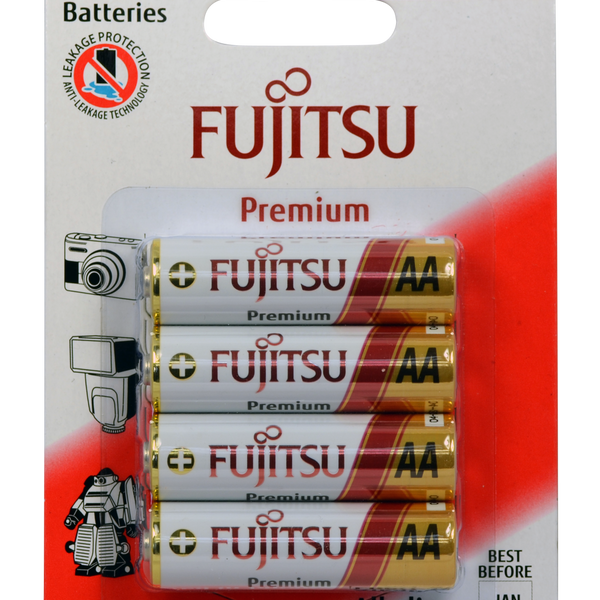 3159 Fujitsu AA Alkaline Blister Pack Premium Series