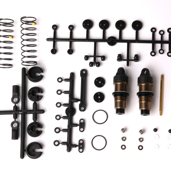 94500021 PR RACING 12.8x39.5mm Rear Shock Set (low friction coating) for S1V4R & SB401