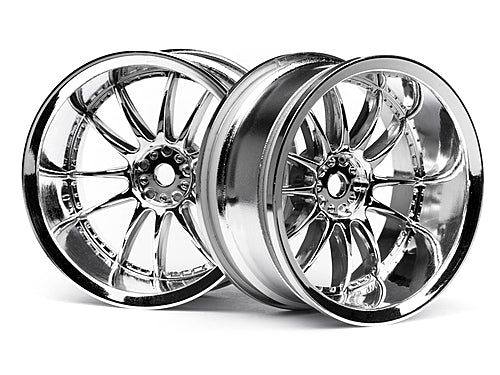 HPI 3282 Work Xsa 02c Wheel 26mm Chrome (9mm Offset)