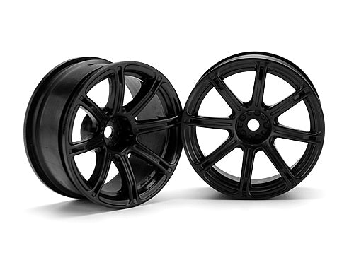 HPI 3307 WORK EMOTION XC8 WHEEL 26MM BLACK (6MM OFFSET)