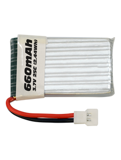 OVERLANDER 3432 660MAH 3.7V 1S 25C LIPO BATTERY