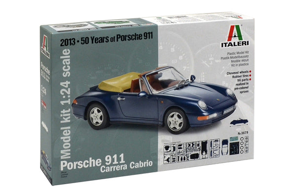 ITALERI 3679 PORSCHE 911 CARRERA CABRIO