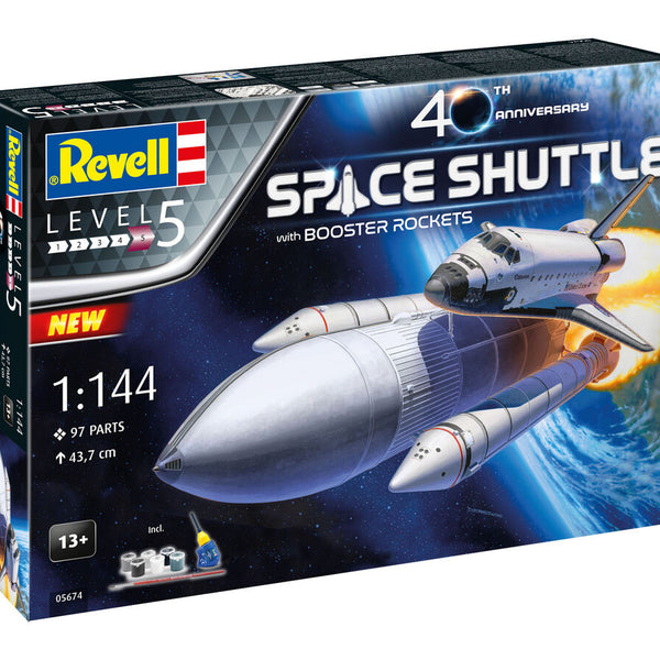 RV05674 REVELL Space Shuttle with Booster Rockets - 40th Anniversary