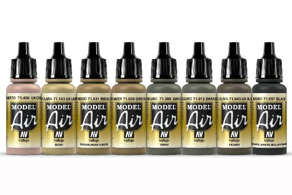 71622 WWII BRITISH COLORS AFRICA 1939-1943 8X17ML