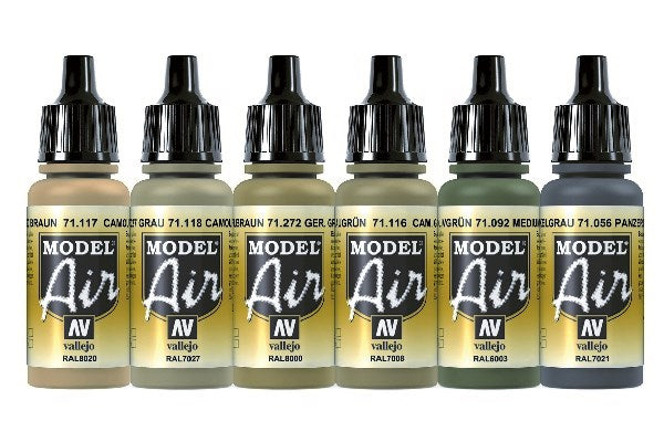 71207 MODEL AIR SET DAK COLORS 1941-44 6X17ML