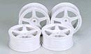 53471 TAMIYA M NARROW WHITE 5 SPOKE WHEELS