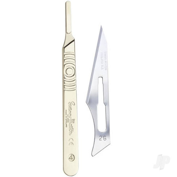 5535667 - Swann-Morton Surgical Knife Handle No 4 & 26-Blades Metal