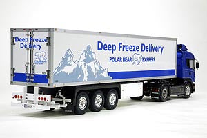 56319 TAMIYA 3 AXLE REEFER SEMI TRAILER