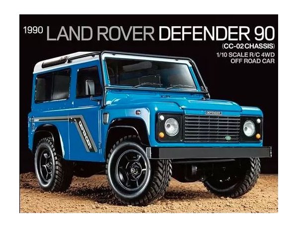 58700 TAMIYA LAND ROVER DEFENDER 90 CC-02 MODEL KIT