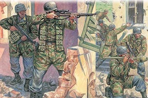 ITA6045 ITALERI WWII GERMAN PARATROOPERS