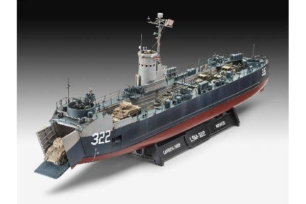 05169 - REVELL 1/144 US NAVY LANDING SHIP MEDIUM (BOFORS 40MM)