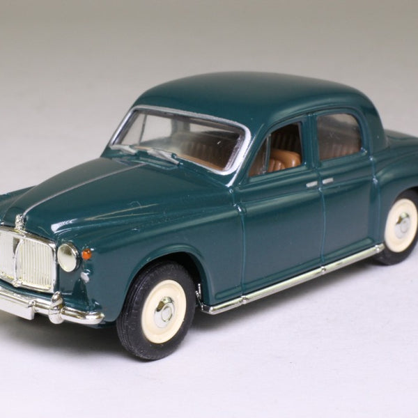 CORGI VANGUARDS VA19003 'ROVER P4' GREEN. 1:43 'PENSION ANNUITY SOCIETY'