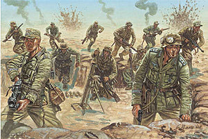 6099 ITALERI 1/72 2ND World War GERMAN DAK INFANTRY