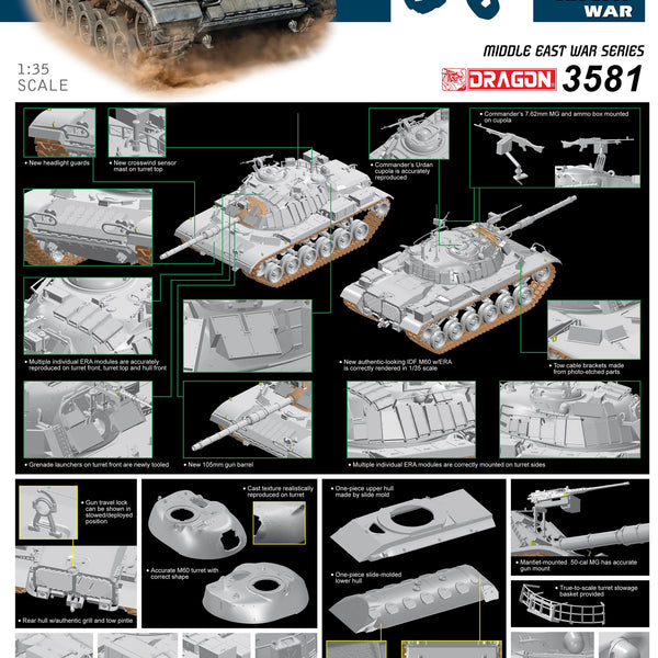 DRA3581 DRAGON IDF M60 w/ERA