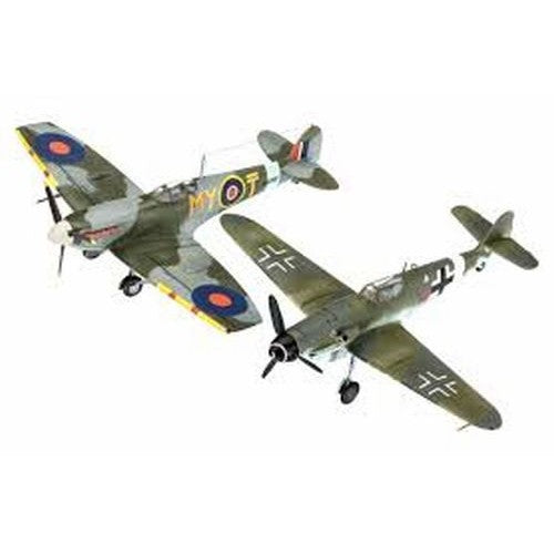 63710 REVELL COMBAT SET - BF109G-10/SPITFIRE MODEL SET (1:72 SCALE)