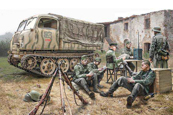 6549 ITALERI STEYR RSO/01 WITH GERMAN SOLDIERS 1/35