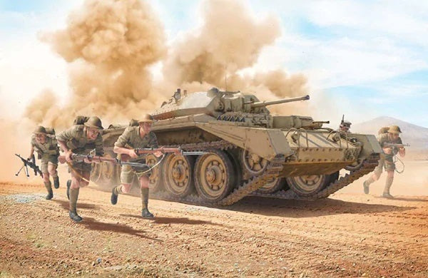 Italeri 6579 Crusader II w/ 8th Army Infantry 1:35