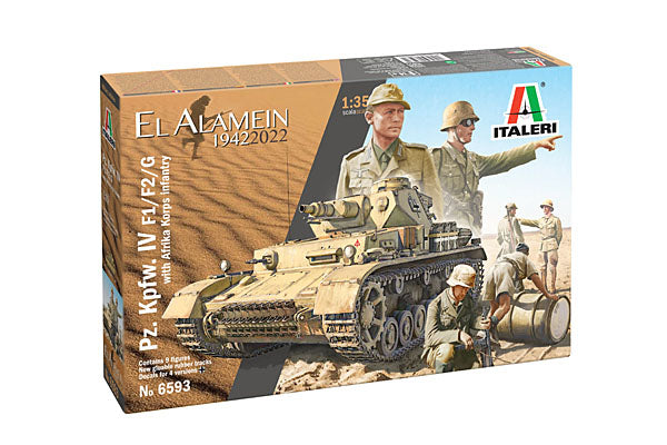 ITA6593 ITALERI PZ IV F1/F2/G WITH AFRICA KORPS