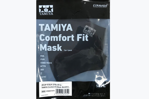 67474 Tamiya Comfort Fit Mask Black