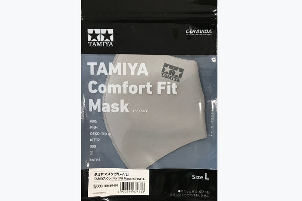 67476 Tamiya Comfort Fit Mask GREY
