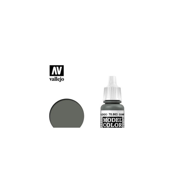 Vallejo Model Color Acrylic - Gunmetal Grey 70.863