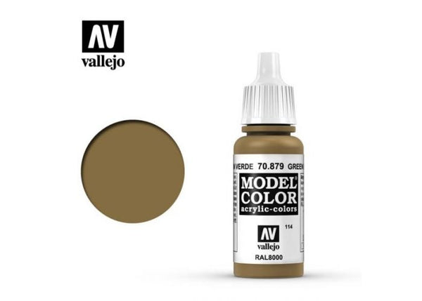 Vallejo Model Color Acrylic - Green Brown 70.879