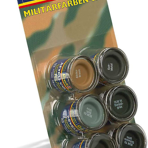 REVELL 32340 Revell Paint Pack Military Set 1 (6 x Tinlets)