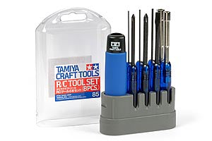 74085 TAMIYA  R/C TOOL SET (8-PCS)