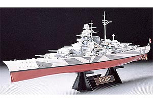78015 Tamiya TIRPITZ BATTLESHIP WITH STAND