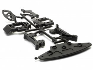85031 HPI RACING SHOCK TOWER AND BUMPER SET FOR RS4 (NITRO-3)