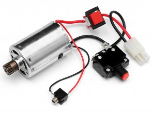 HPI 87136 - MOTOR AND SWITCH SET WITH PINION FOR MOTOR UNIT
