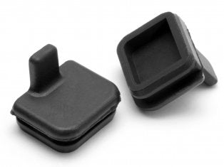 87027 HPI RACING RUBBER CAP 10x11mm (BLACK)