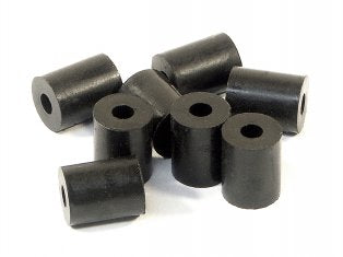 87058 HPI RACING RUBBER TUBE 3x8x10mm (SHAPED/BLACK/8pcs)