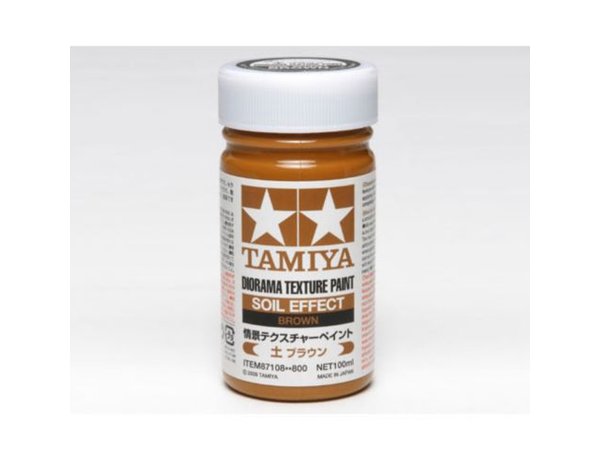 87108 Tamiya Soil Effect Brown Diorama Texture Paint