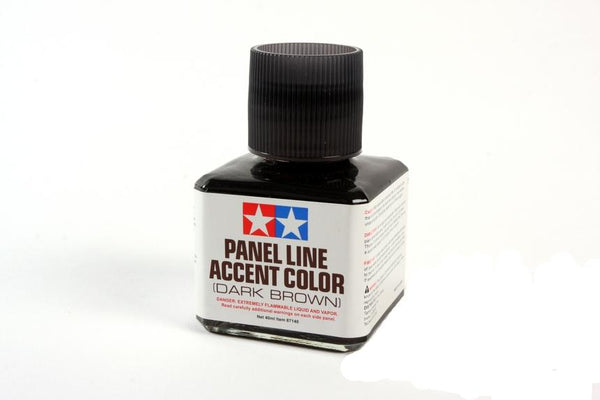 87140 Tamiya Panel Line Accent Color (Dark Brown) (40ml)