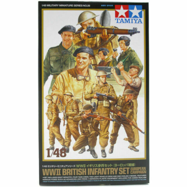 32526 TAMIYA 1:48 BRITISH INFANTRY EUROPE