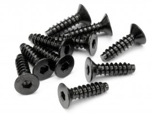 HPI 94631 - TP. FLAT HEAD SCREW M4x15mm (HEX SOCKET/10pcs)