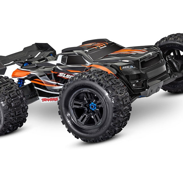 TRX95096-4-BLUE Sledge Belted 1:8 4WD RTR Brushless Electric Monster Truck, Blue (+ TQi 2-ch, TSM, VXL-6S, Belted, Clipless Body)